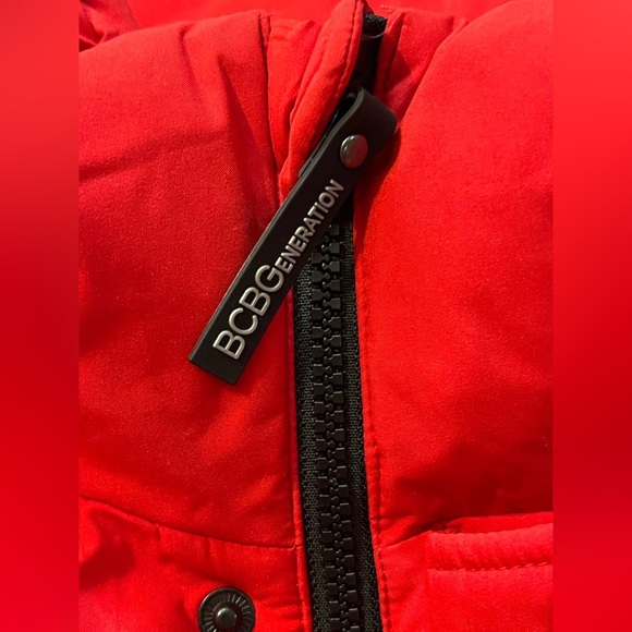 BCBGeneration Women’s XXL Feather Free Red Puffer Vest Like New - Picture 9 of 16